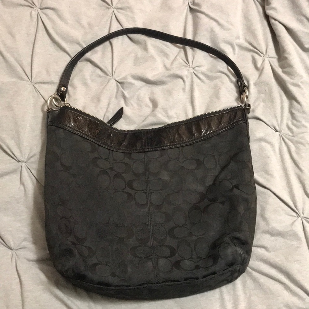 Black Coach Over the Shoulder Purse